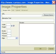 Image Properties dialog box will pop up
